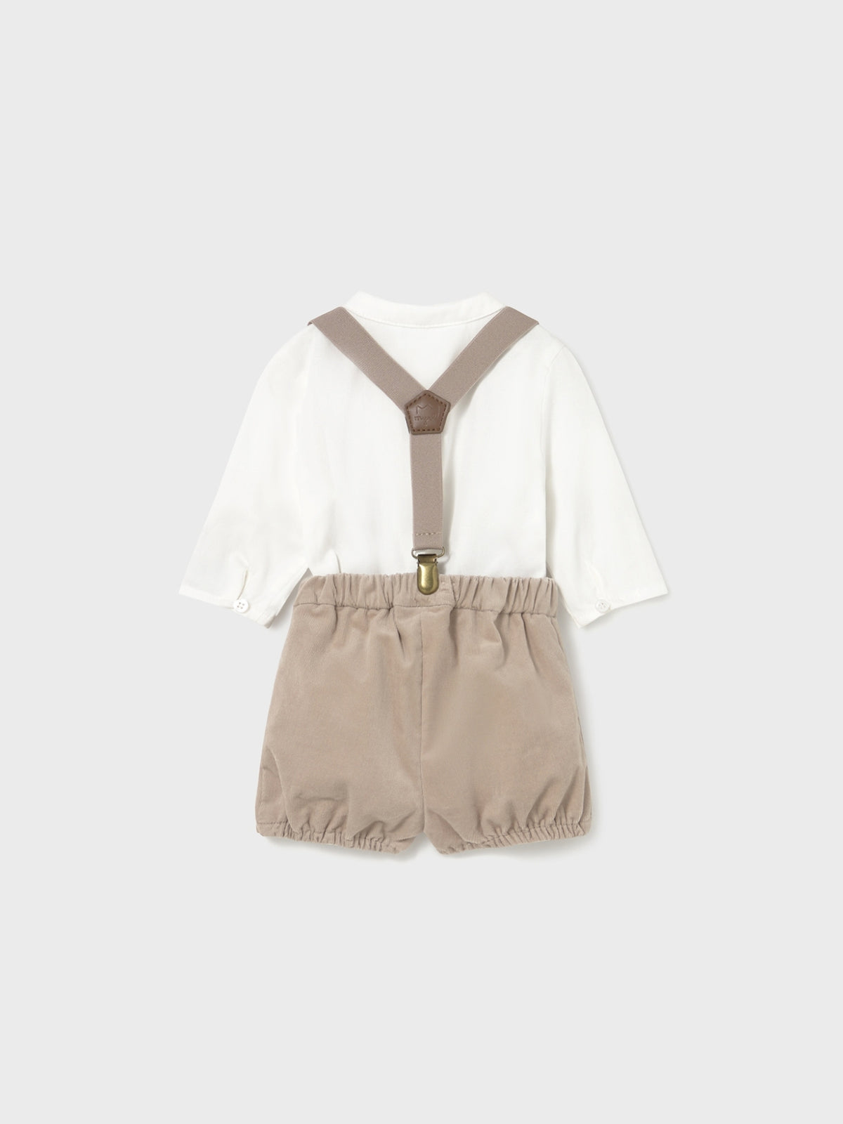 Conj. calça camisa Porridge (Bege)  para Bebé Menino - Mayoral