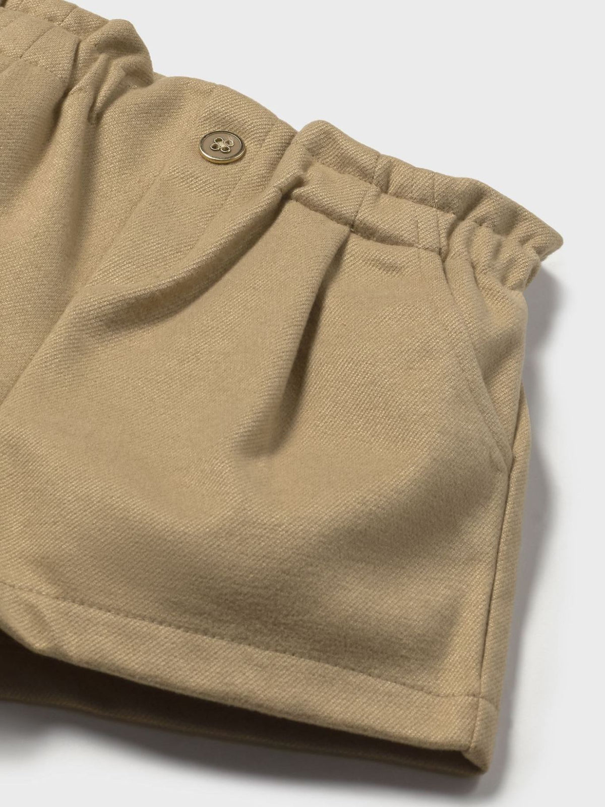 Bermuda sarja Camel (Castanho Claro)  para Bebé Menina - Mayoral