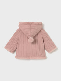 Casaco pompom Rosado (Rosa Velho)  para Bebé Menina - Mayoral
