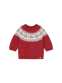 Jersey tricot Ginja (Vermelho Escuro)  para Bebé Menino - Mayoral