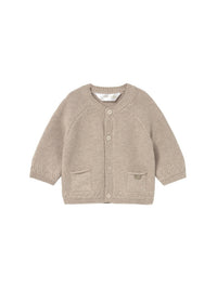 Cardigan cuello redondo trico Cereal vig (Bege)  para Bebé Menino - Mayoral