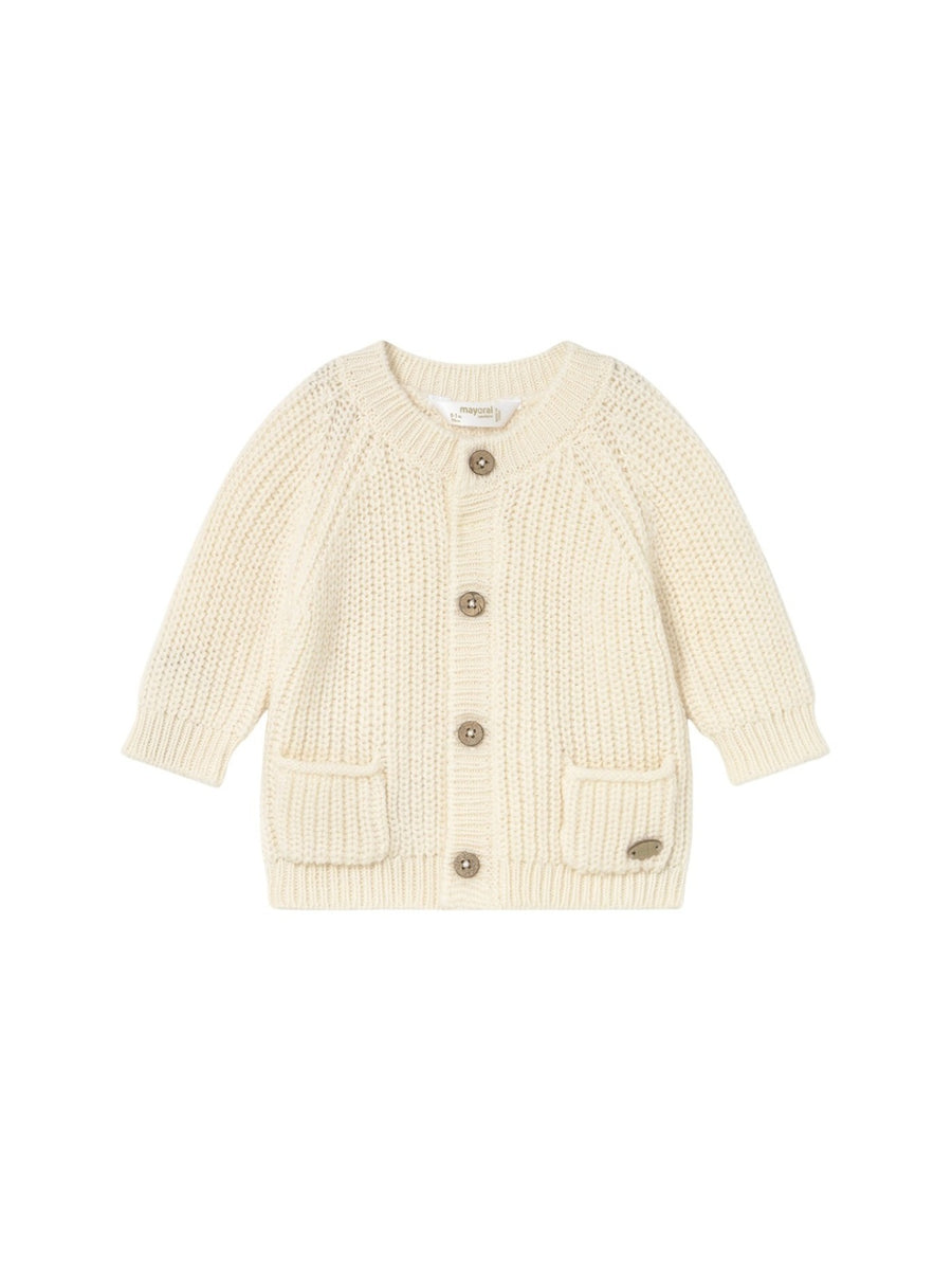 Casaco tricot Cerámica (Creme / Pérola)  para Bebé Menino - Mayoral