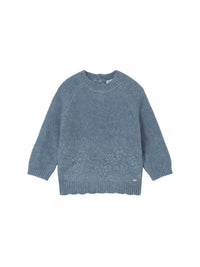 Jersey estrutura flores Blue b mez (Verde Mar)  para Bebé Menina - Mayoral