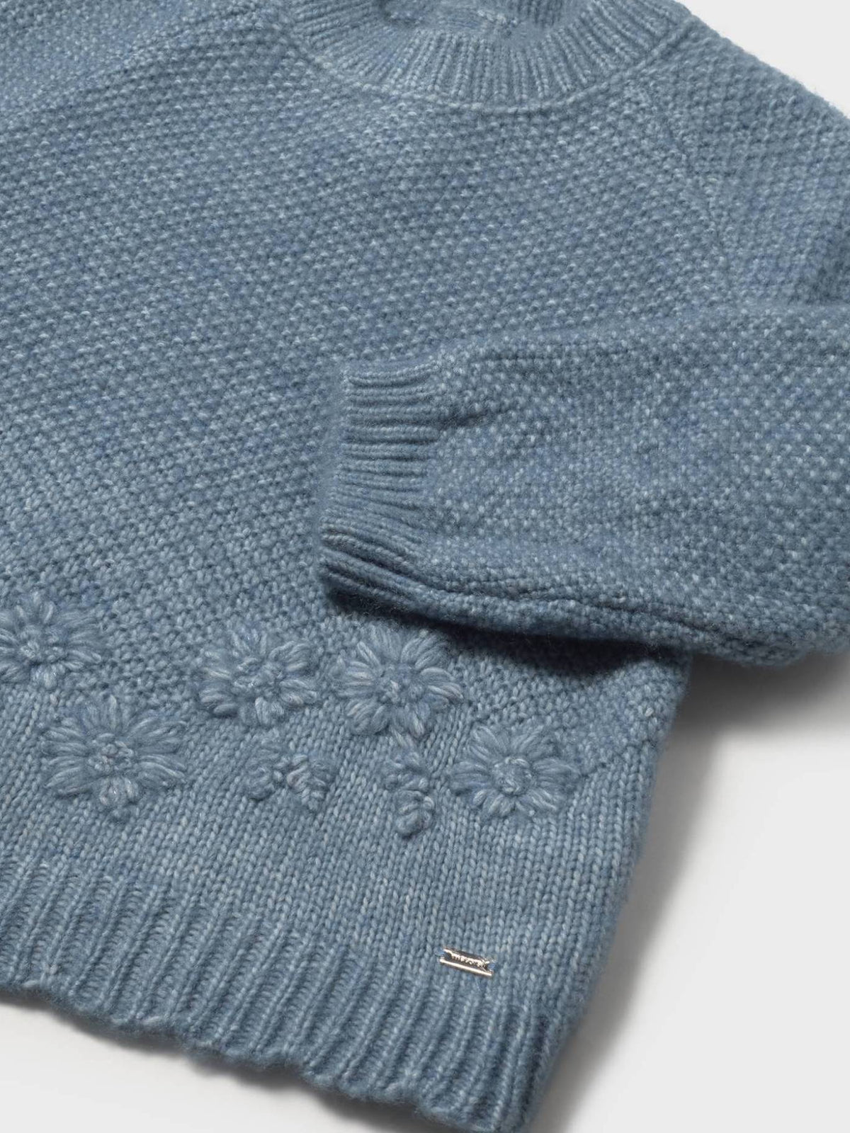 Jersey estrutura flores Blue b mez (Verde Mar)  para Bebé Menina - Mayoral