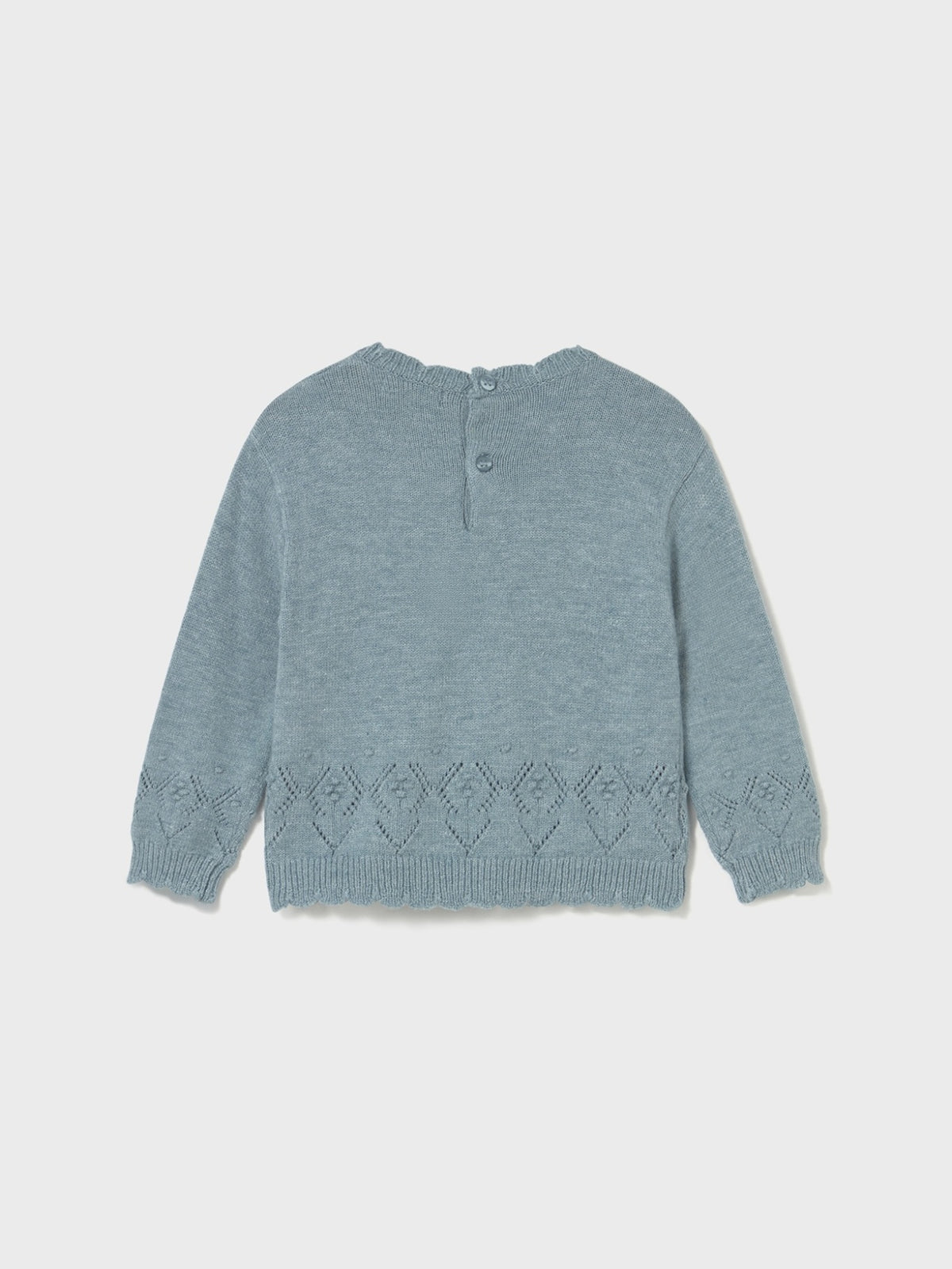 Jersey tricot Blue b vig (Verde Mar)  para Bebé Menina - Mayoral