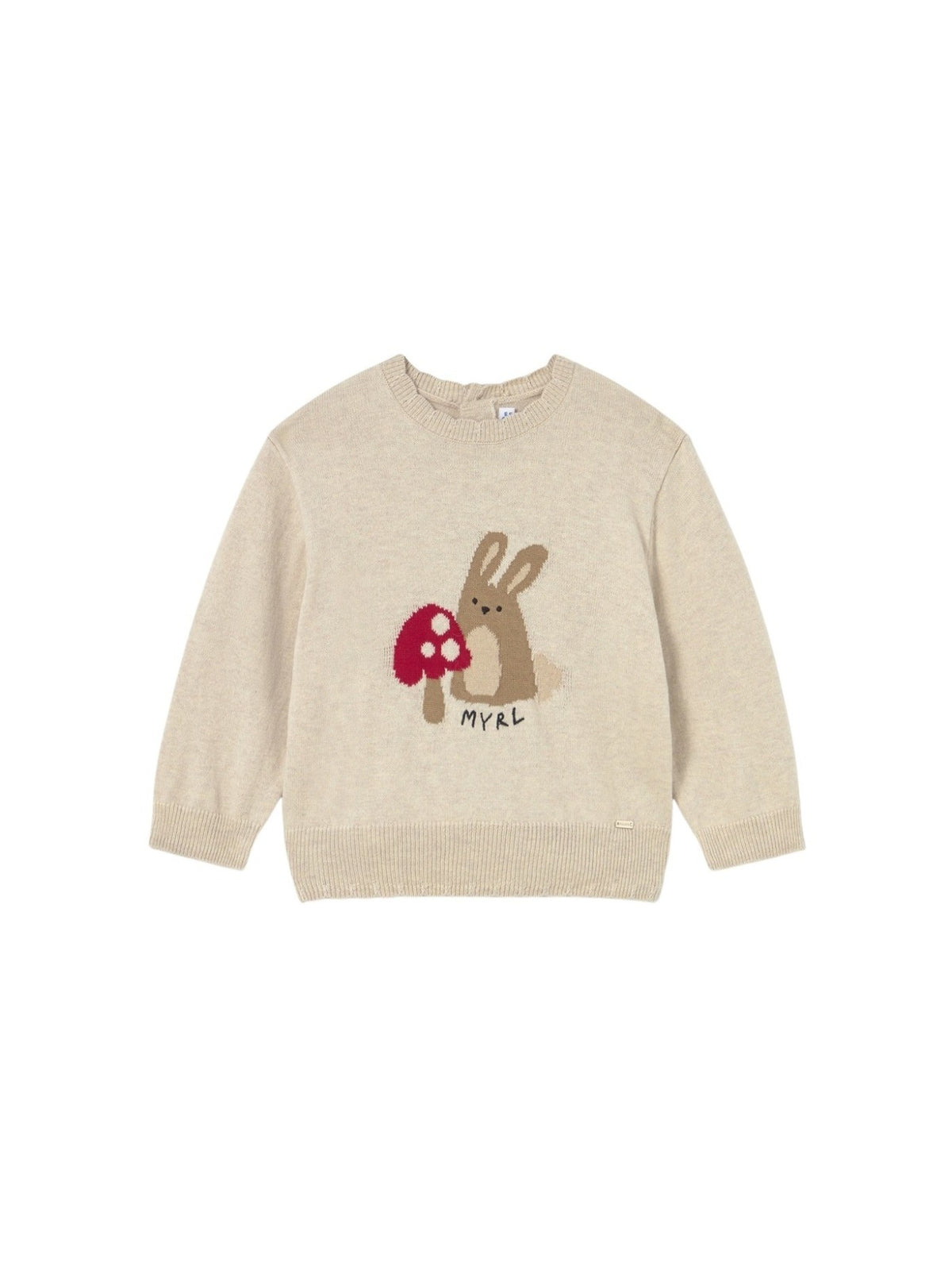 Jersey fino jacquard Cereal vig (Bege)  para Bebé Menina - Mayoral