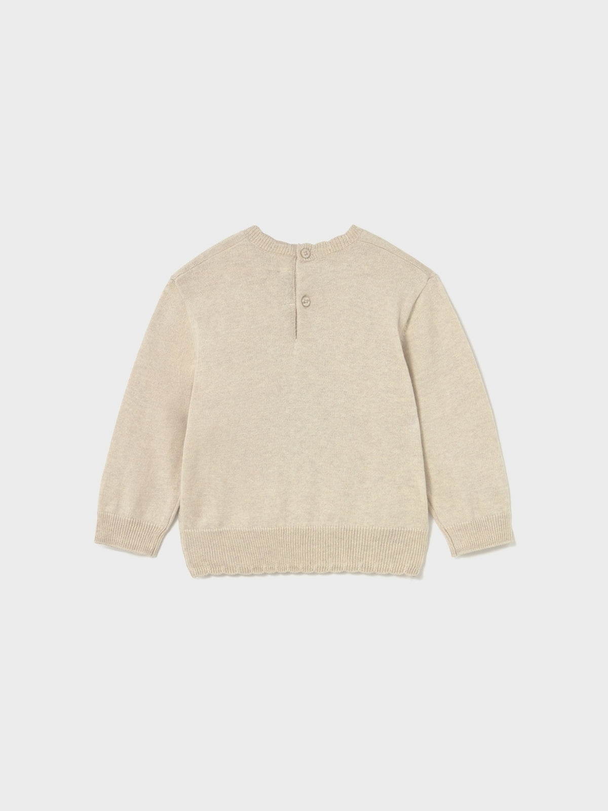 Jersey fino jacquard Cereal vig (Bege)  para Bebé Menina - Mayoral
