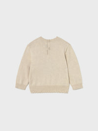 Jersey fino jacquard Cereal vig (Bege)  para Bebé Menina - Mayoral
