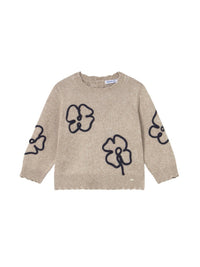Jersey tricot Toffe vig (Castanho)  para Bebé Menina - Mayoral