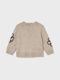 Jersey tricot Toffe vig (Castanho)  para Bebé Menina - Mayoral