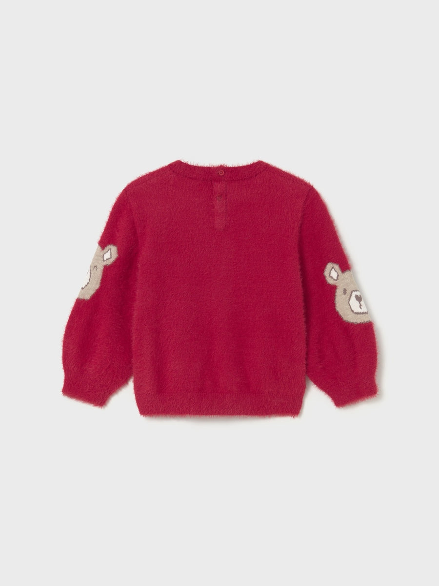 Jersey pelo Vermelho (Vermelho)  para Bebé Menina - Mayoral