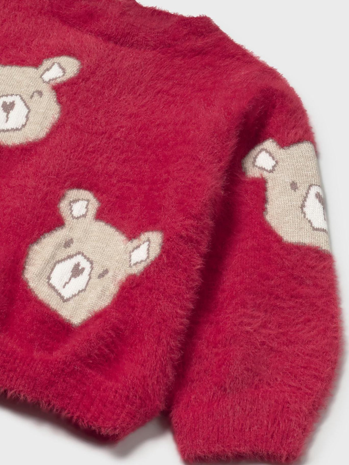 Jersey pelo Vermelho (Vermelho)  para Bebé Menina - Mayoral