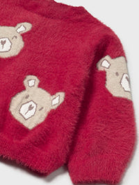 Jersey pelo Vermelho (Vermelho)  para Bebé Menina - Mayoral