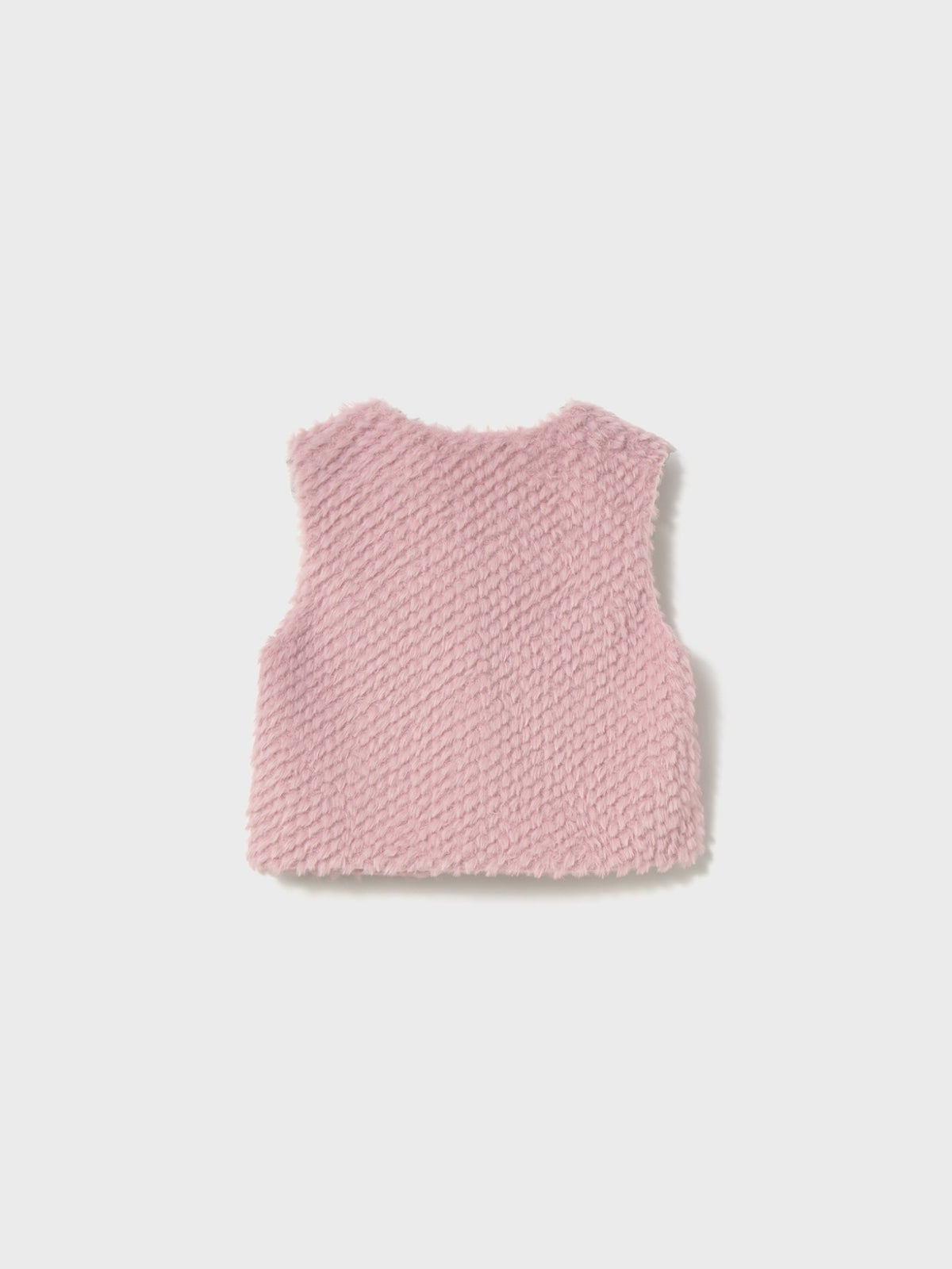 Colete pelo estrutura Quartzo (Rosa)  para Bebé Menina - Mayoral