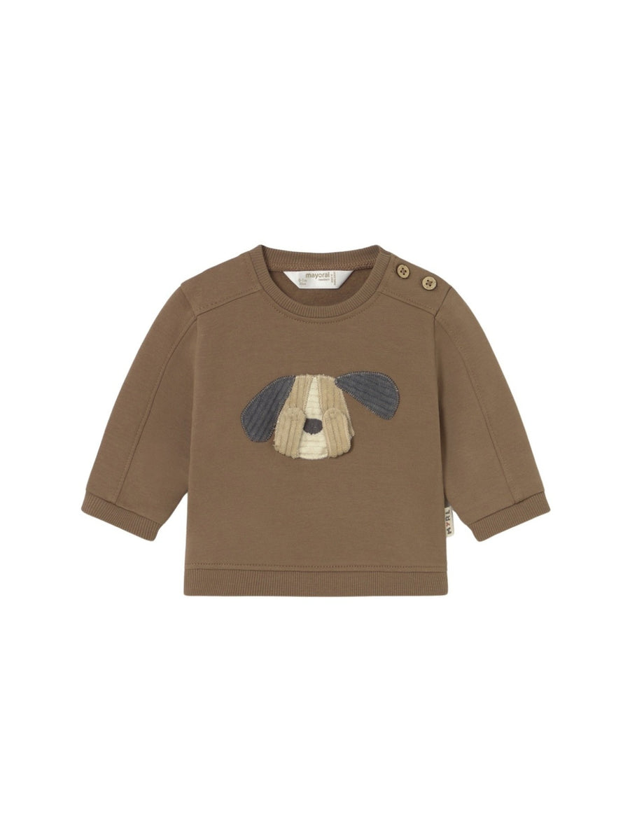 Sweat-shirt Cacau (Castanho)  para Bebé Menino - Mayoral