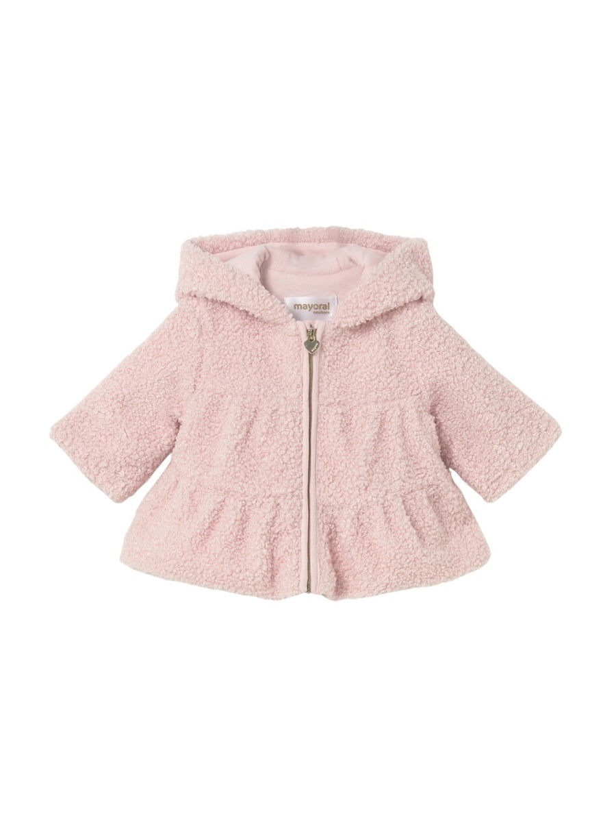 Casaco felpa Rosa baby (Rosa Bébé)  para Bebé Menina - Mayoral