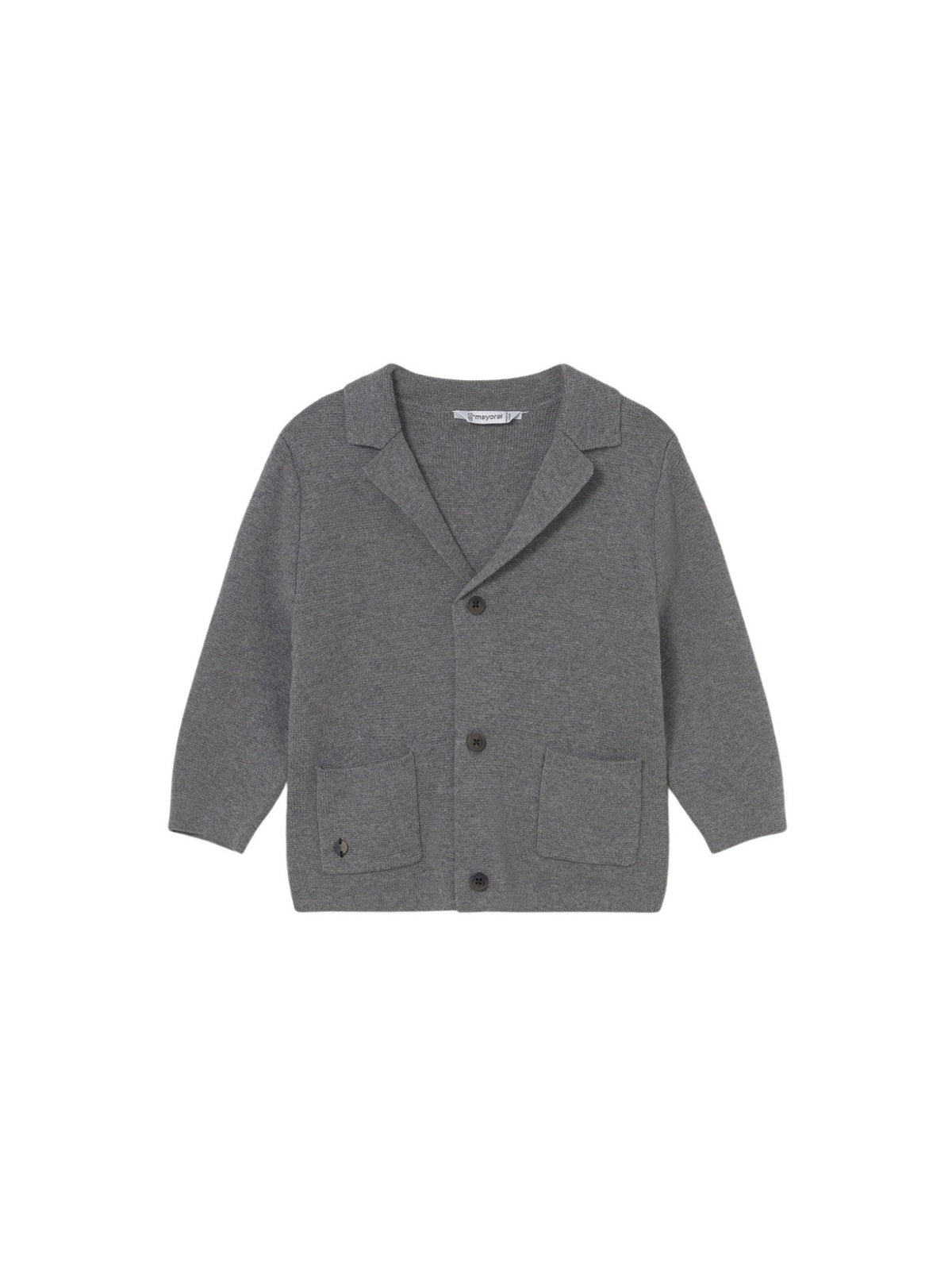 Jaqueta tricot Grafite vi (Cinza Escuro)  para Bebé Menino - Mayoral