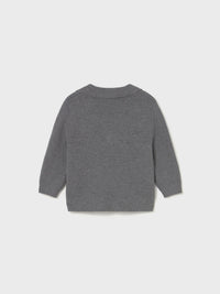 Jaqueta tricot Grafite vi (Cinza Escuro)  para Bebé Menino - Mayoral