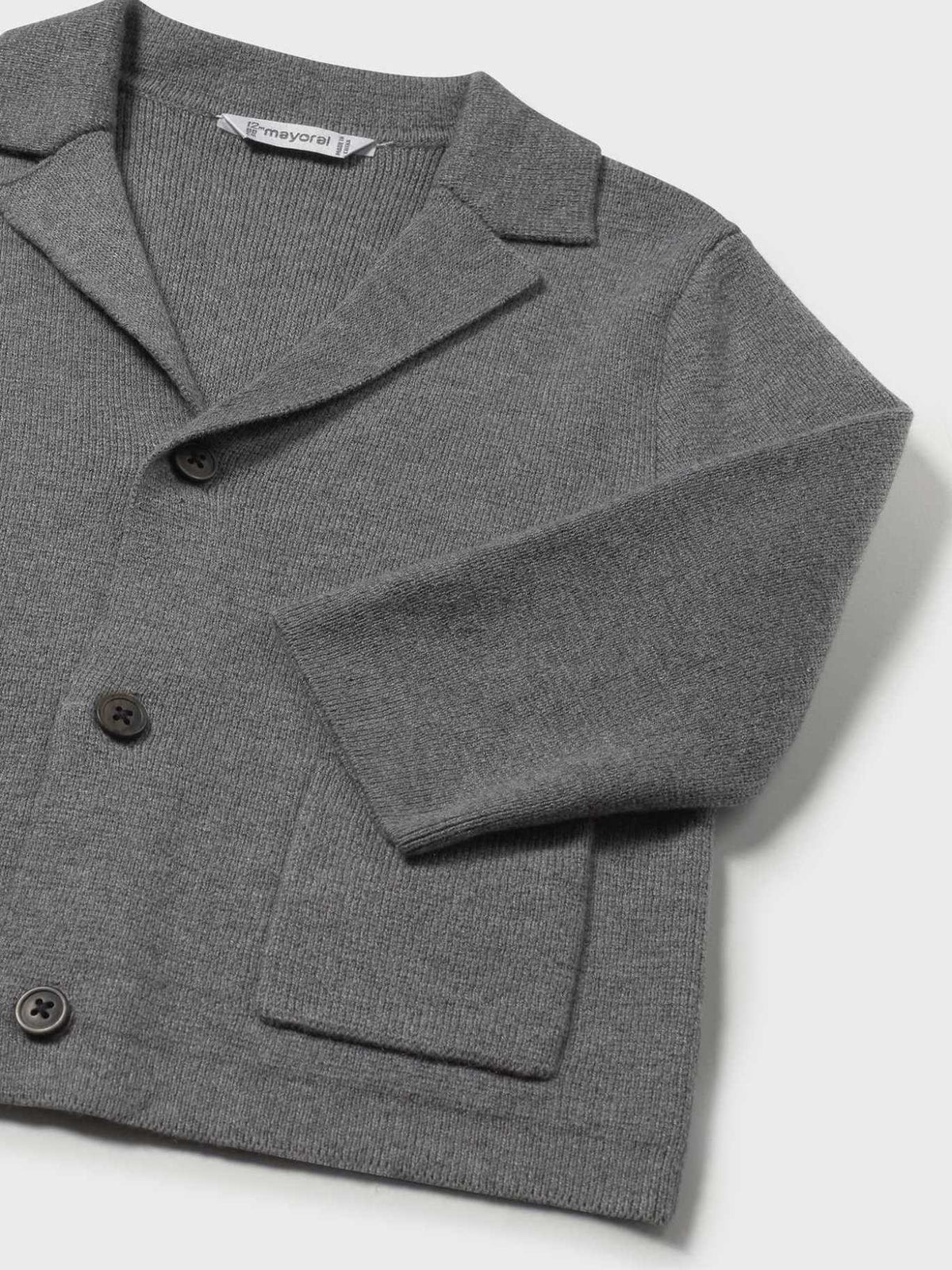 Jaqueta tricot Grafite vi (Cinza Escuro)  para Bebé Menino - Mayoral