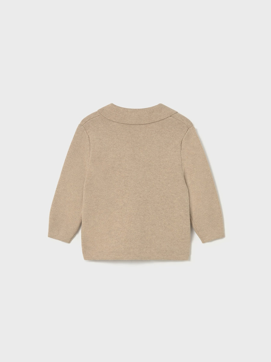 Jaqueta tricot Bege vig. (Bege)  para Bebé Menino - Mayoral