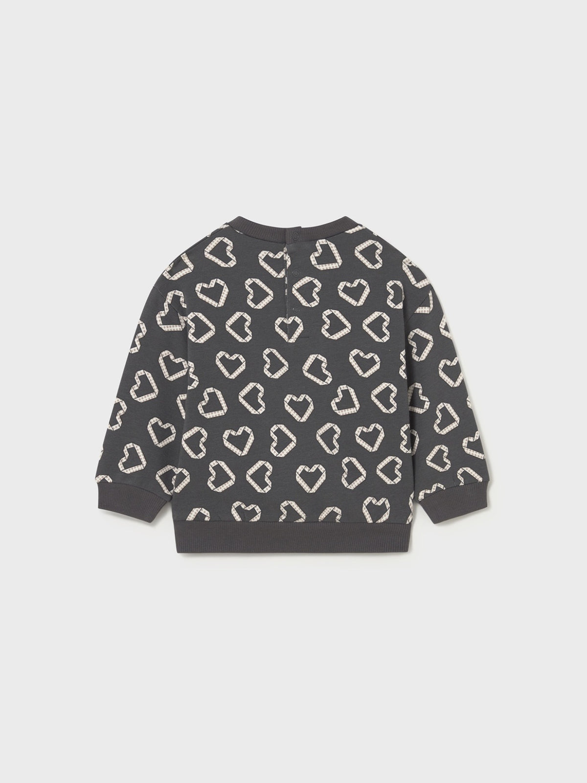 Sweat-shirt Chumbo (Cinza Escuro)  para Bebé Menina - Mayoral