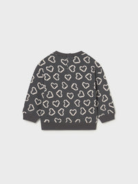 Sweat-shirt Chumbo (Cinza Escuro)  para Bebé Menina - Mayoral