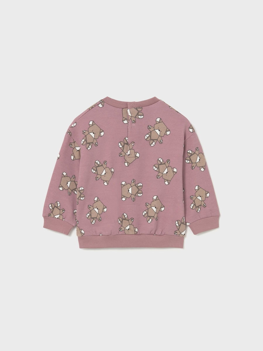 Sweat-shirt Orquídea (Rosa)  para Bebé Menina - Mayoral