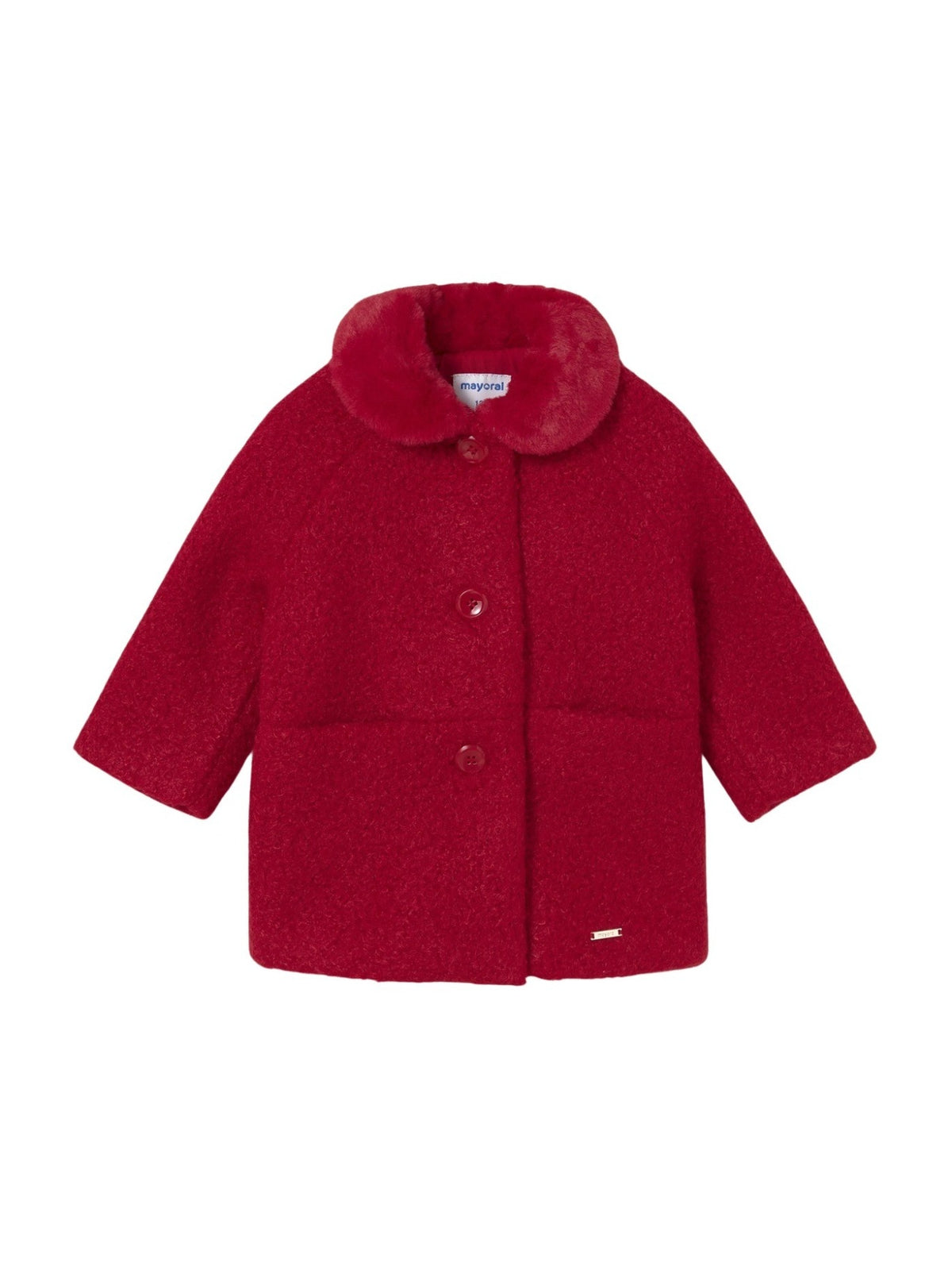 Casaco pregas Vermelho (Vermelho)  para Bebé Menina - Mayoral