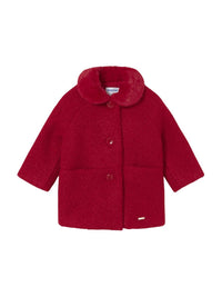 Casaco pregas Vermelho (Vermelho)  para Bebé Menina - Mayoral