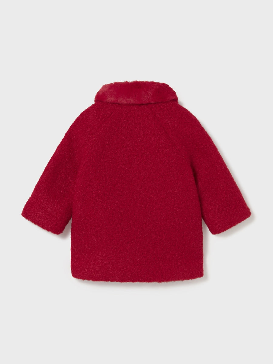 Casaco pregas Vermelho (Vermelho)  para Bebé Menina - Mayoral