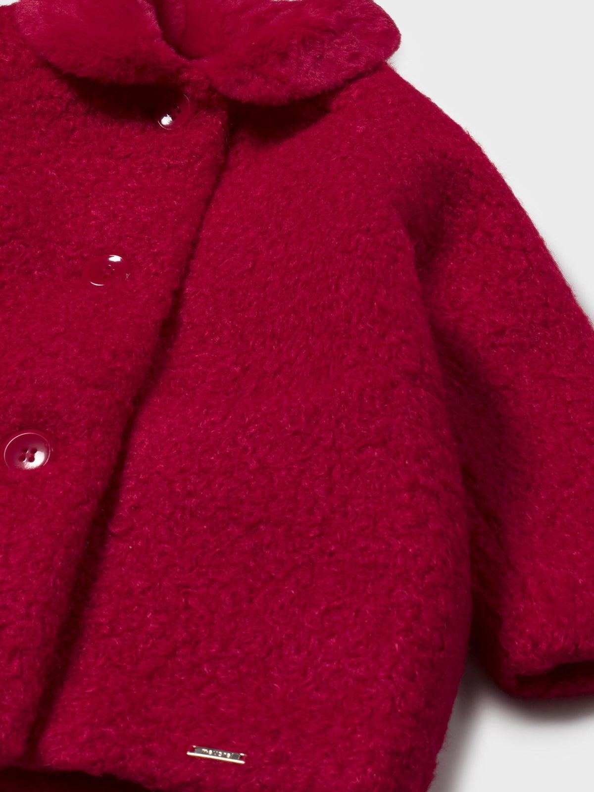 Casaco pregas Vermelho (Vermelho)  para Bebé Menina - Mayoral