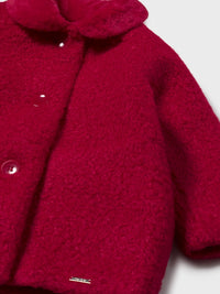 Casaco pregas Vermelho (Vermelho)  para Bebé Menina - Mayoral