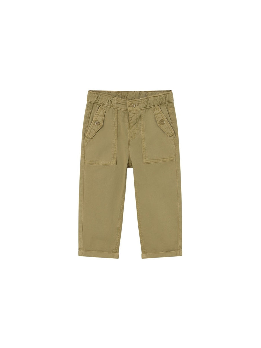 Calça sarja bolsos Camel (Castanho Claro)  para Bebé Menino - Mayoral