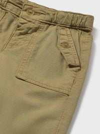 Calça sarja bolsos Camel (Castanho Claro)  para Bebé Menino - Mayoral