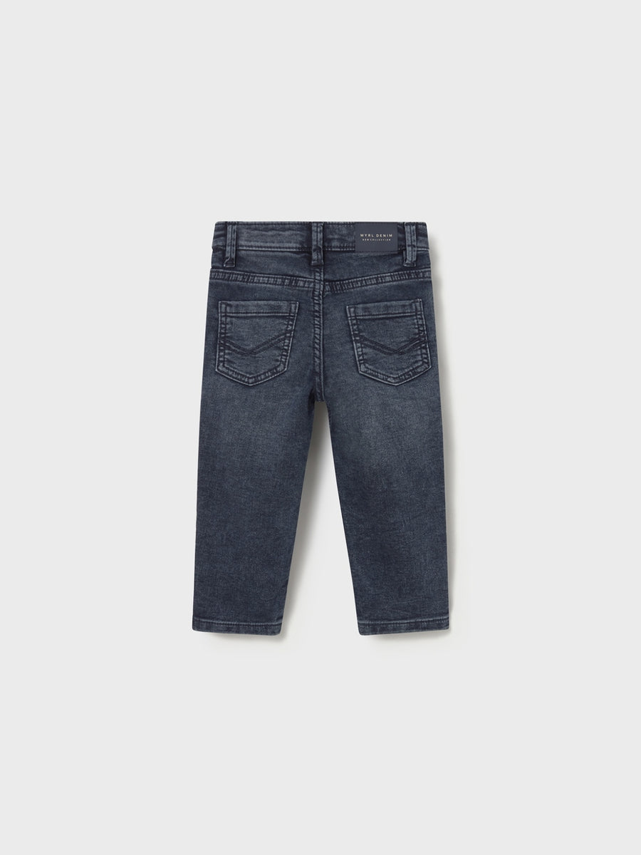 Calça soft denim Blue black (Antracite)  para Bebé Menino - Mayoral