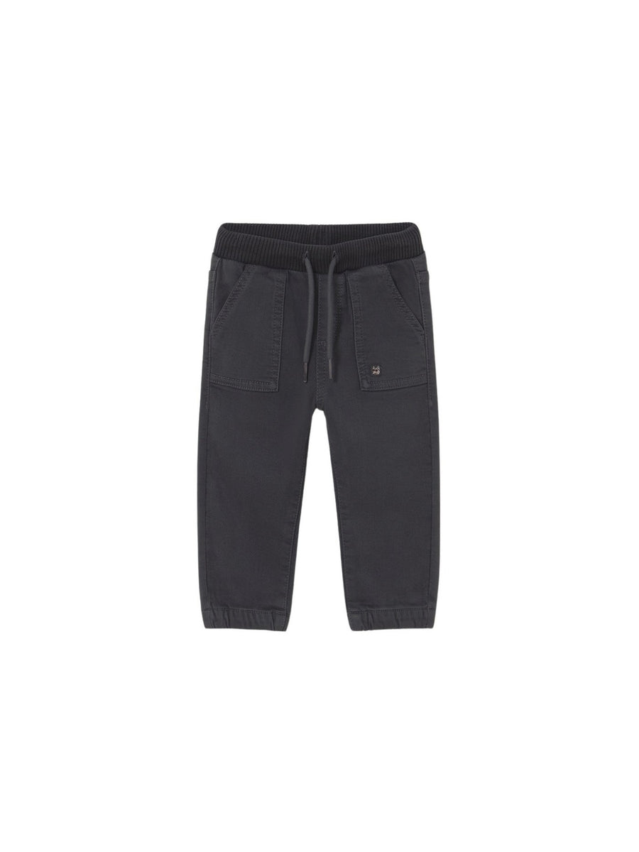 Calça jogger sarja soft Sombra (Cinza Escuro)  para Bebé Menino - Mayoral