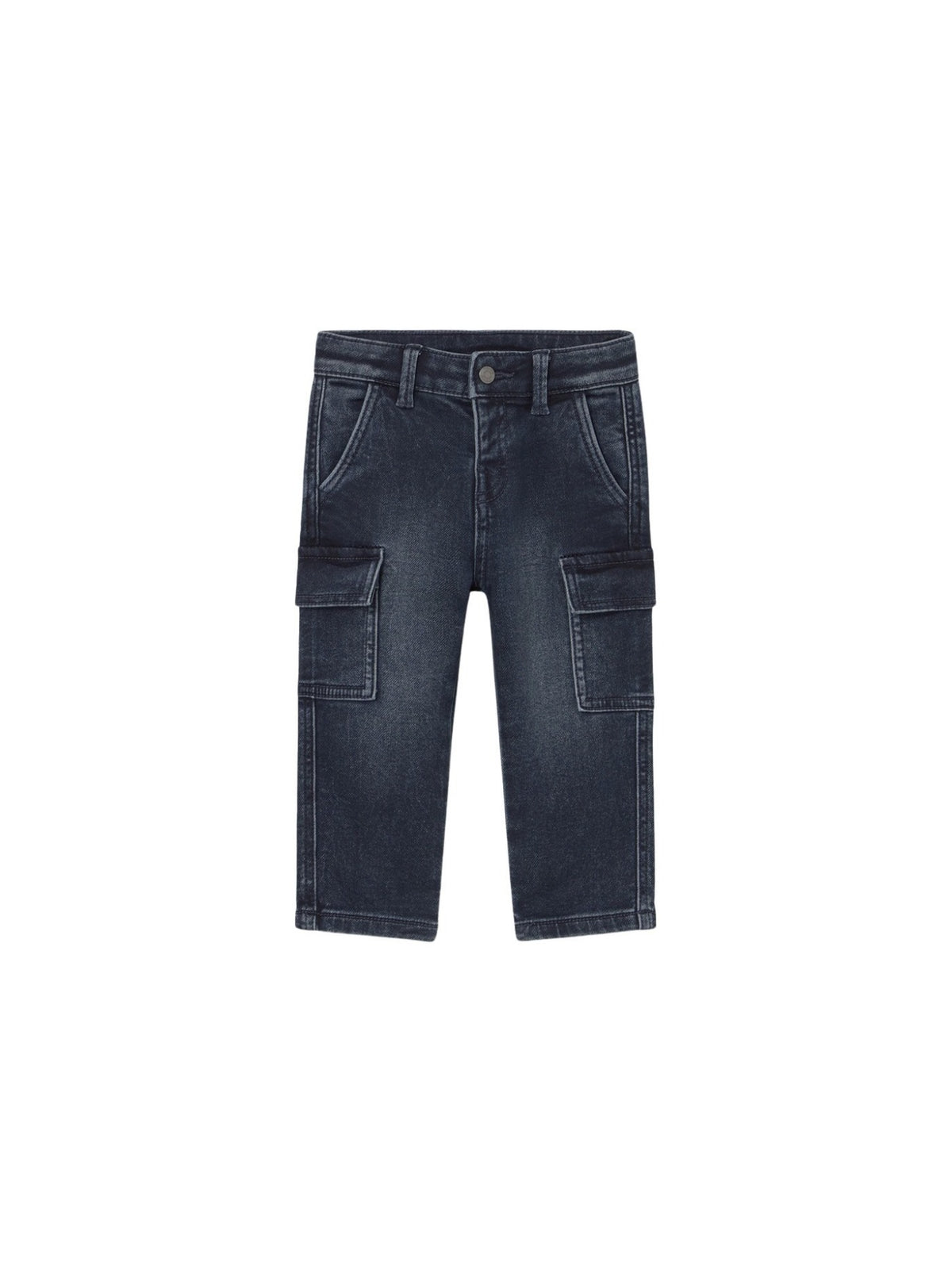 Calça soft denim cargo Blue black (Marinho)  para Bebé Menino - Mayoral