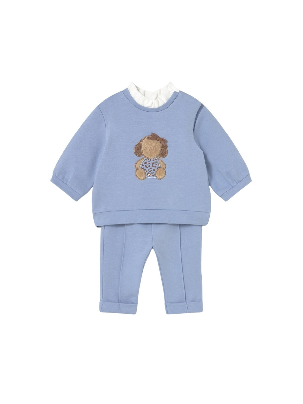 Conj. calça felpa Dream blue (Celeste)  para Bebé Menina - Mayoral