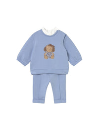 Conj. calça felpa Dream blue (Celeste)  para Bebé Menina - Mayoral