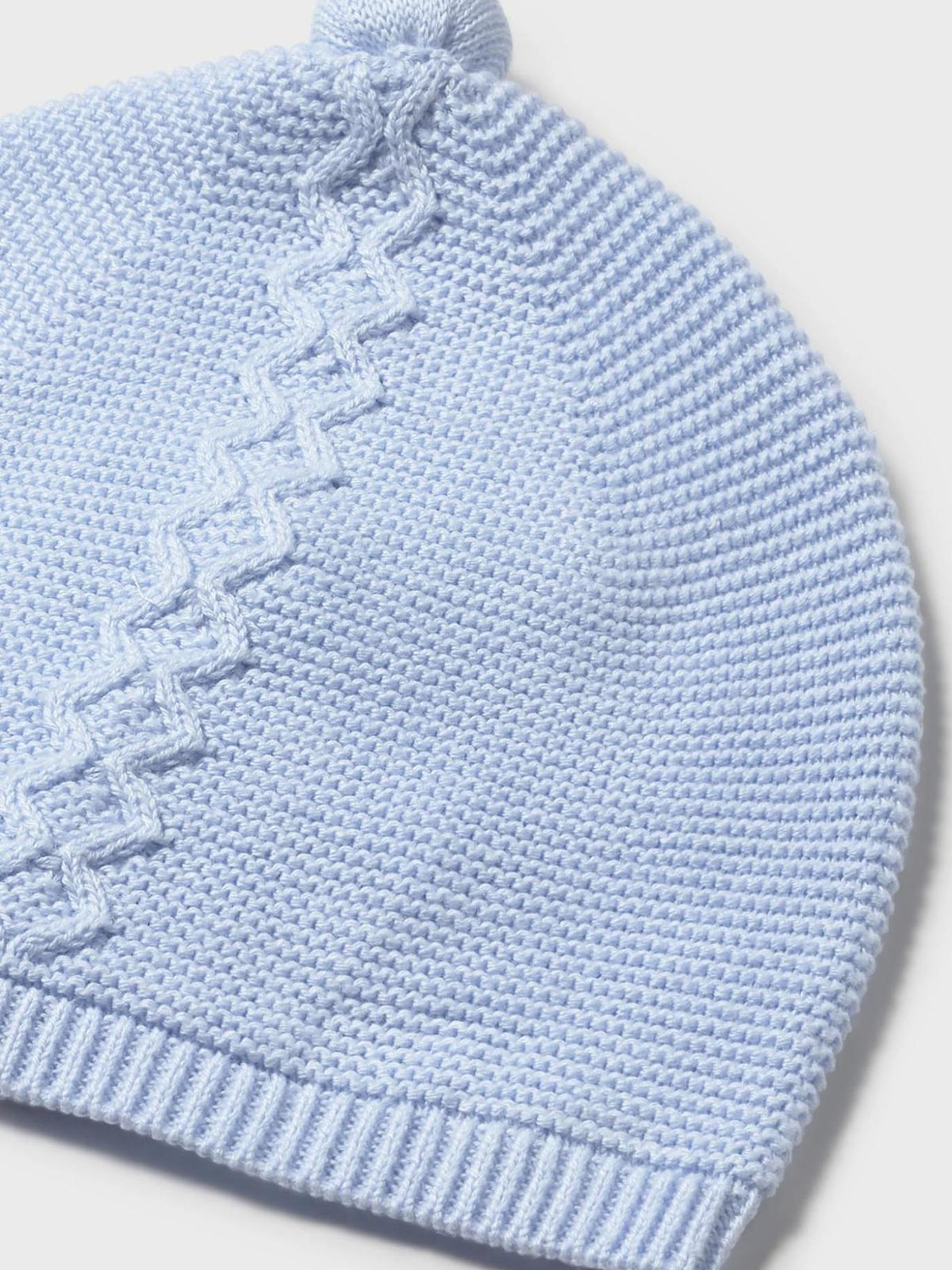 Conj. gola e gorro tricô Azul céu (Celeste)  para Bebé Menino - Mayoral