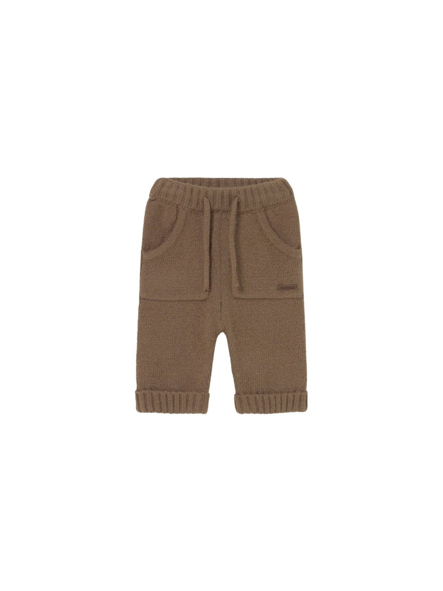 Calça tricô Cacau (Castanho)  para Bebé Menino - Mayoral