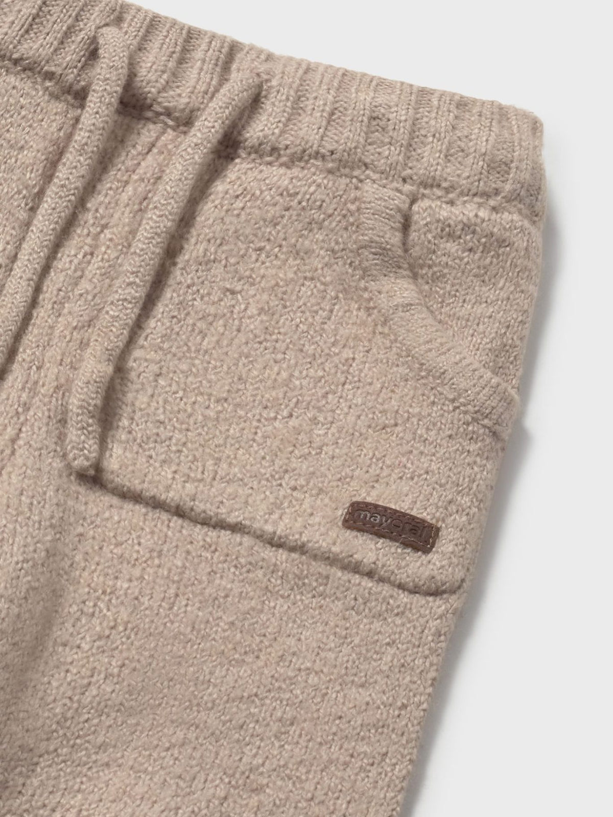Calça tricô Duna vig (Bege)  para Bebé Menino - Mayoral
