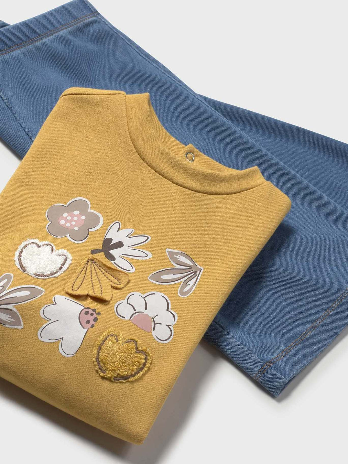Conj. calça Mel (Castanho Claro)  para Bebé Menina - Mayoral