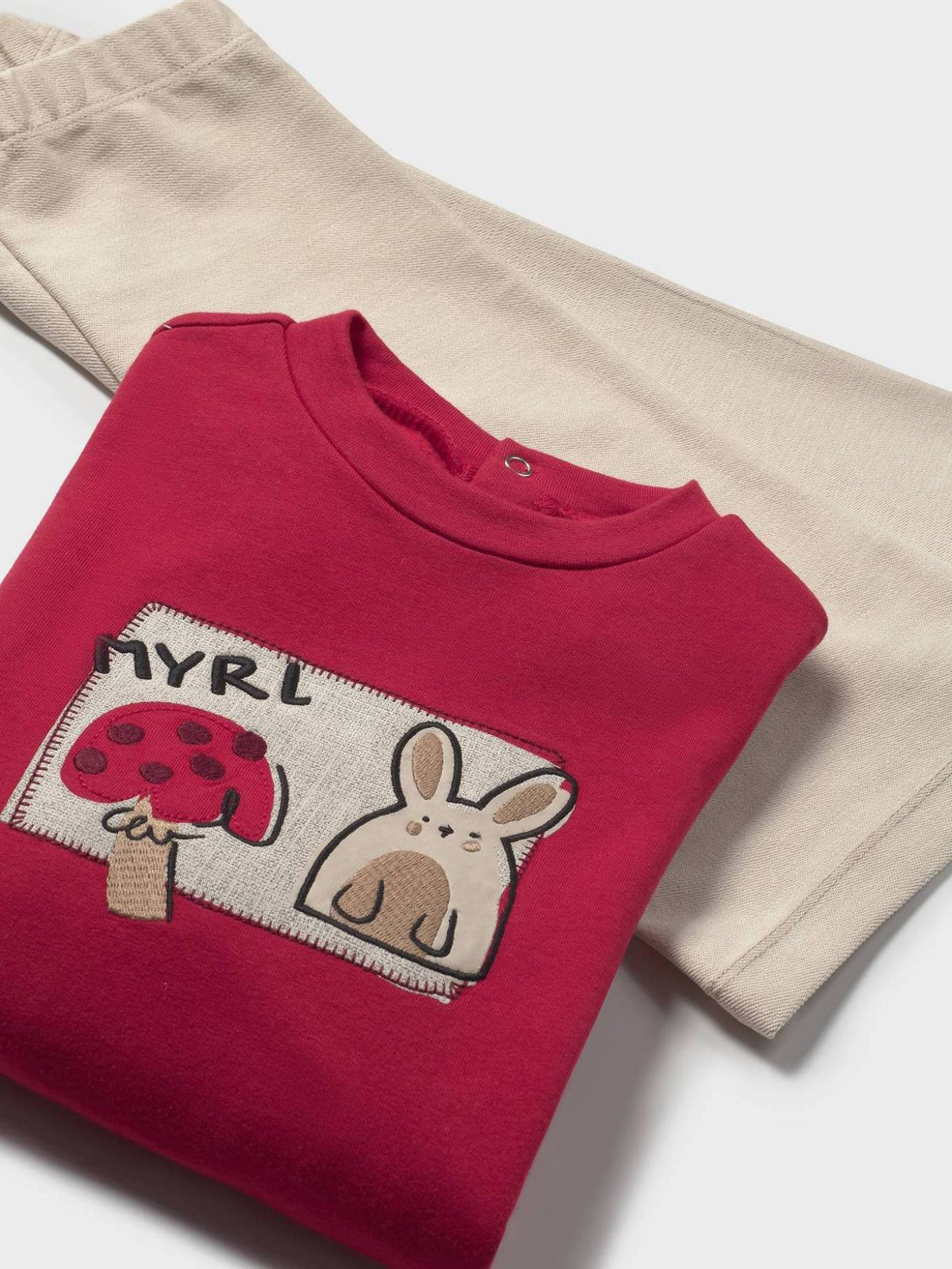 Conj. calça Vermelho (Vermelho)  para Bebé Menina - Mayoral
