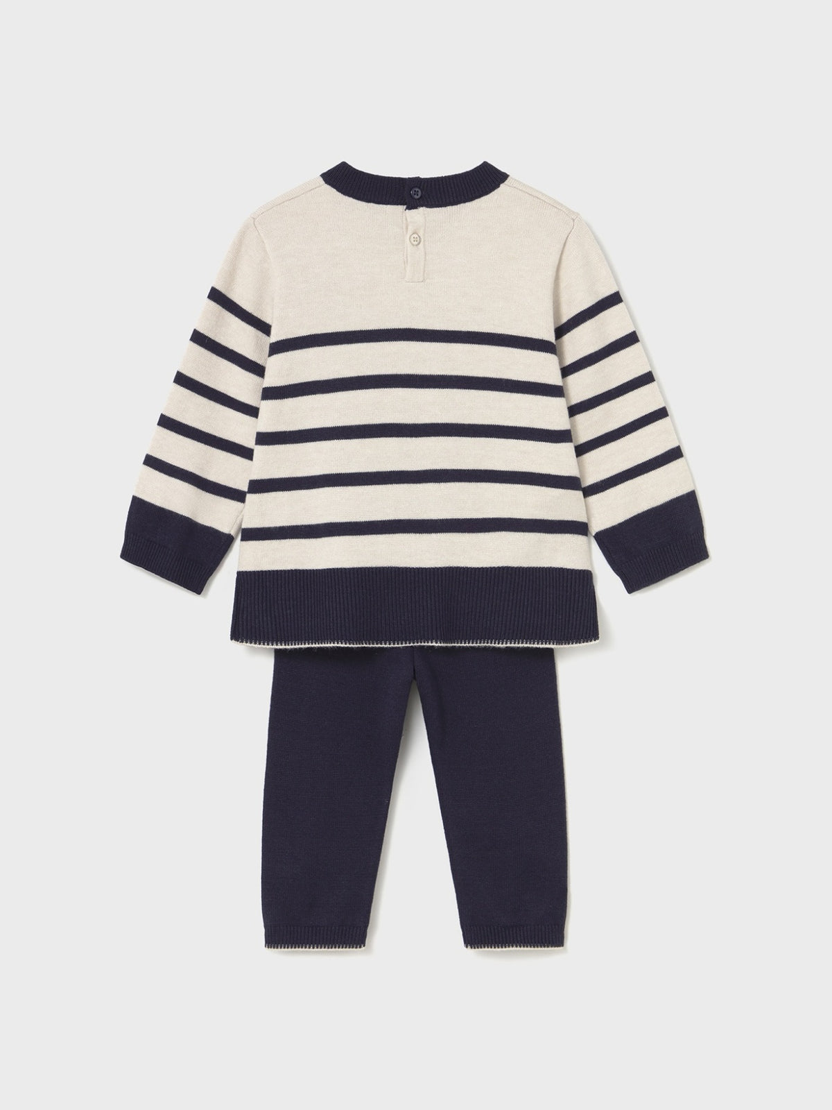 Conj. calça tricot Marinho (Marinho)  para Bebé Menina - Mayoral