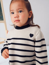 Conj. calça tricot Marinho (Marinho)  para Bebé Menina - Mayoral