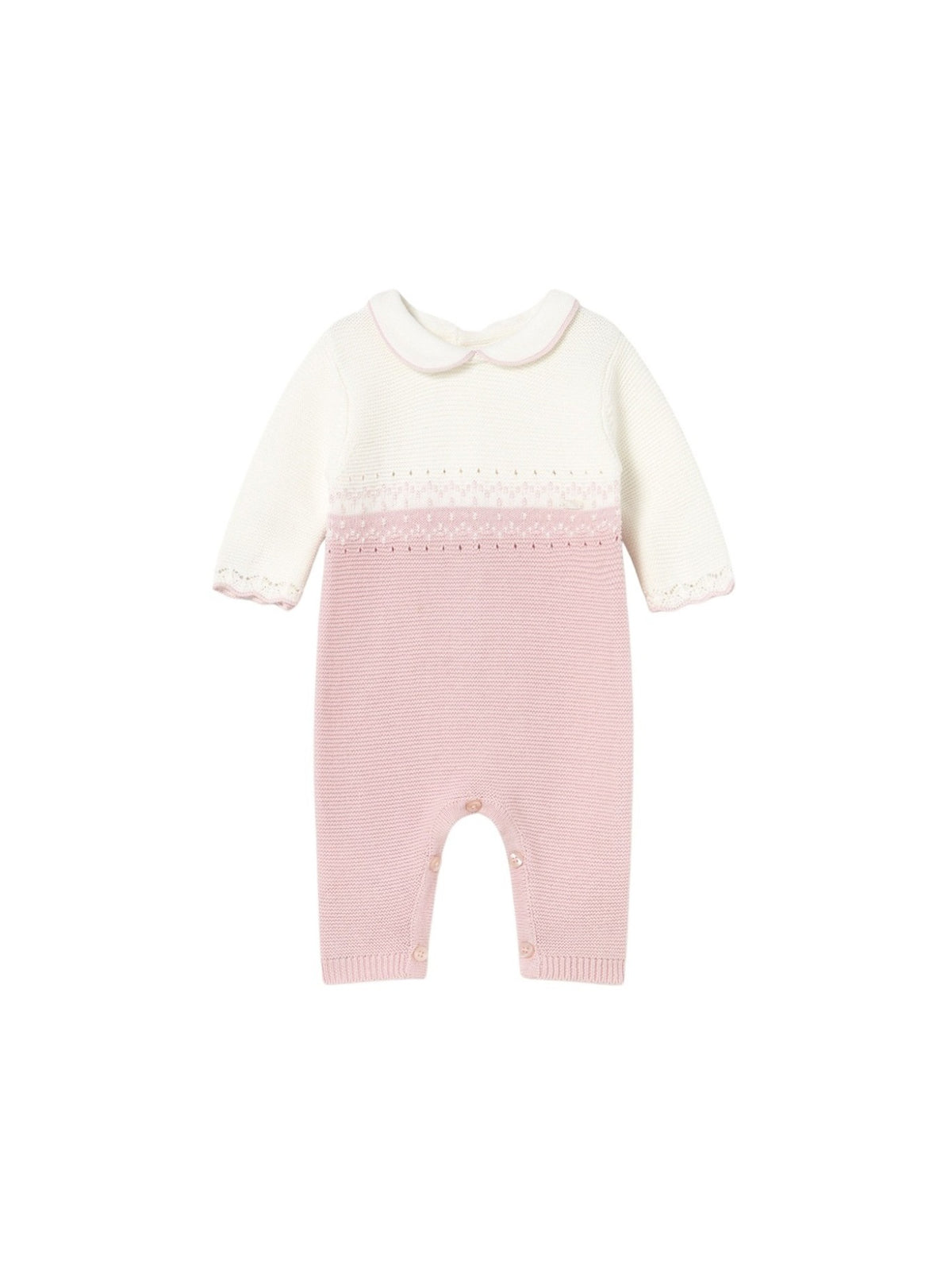 Fato bebé tricô Quartzo (Rosa)  para Bebé Menina - Mayoral