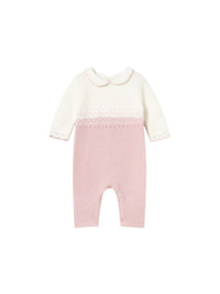 Fato bebé tricô Quartzo (Rosa)  para Bebé Menina - Mayoral