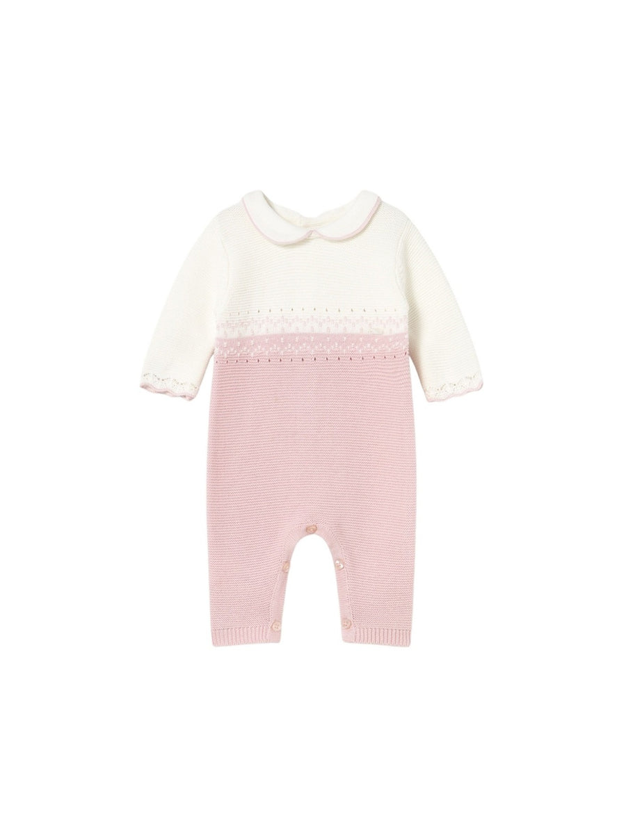 Fato bebé tricô Quartzo (Rosa)  para Bebé Menina - Mayoral