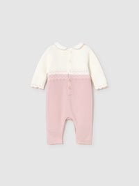 Fato bebé tricô Quartzo (Rosa)  para Bebé Menina - Mayoral